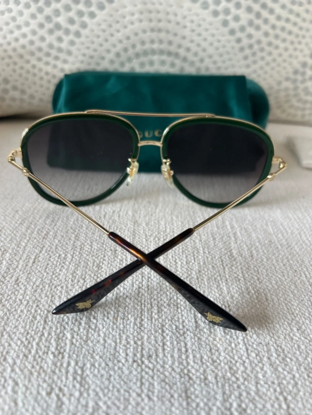 GUCCI 57MM Aviator Sunglasses
